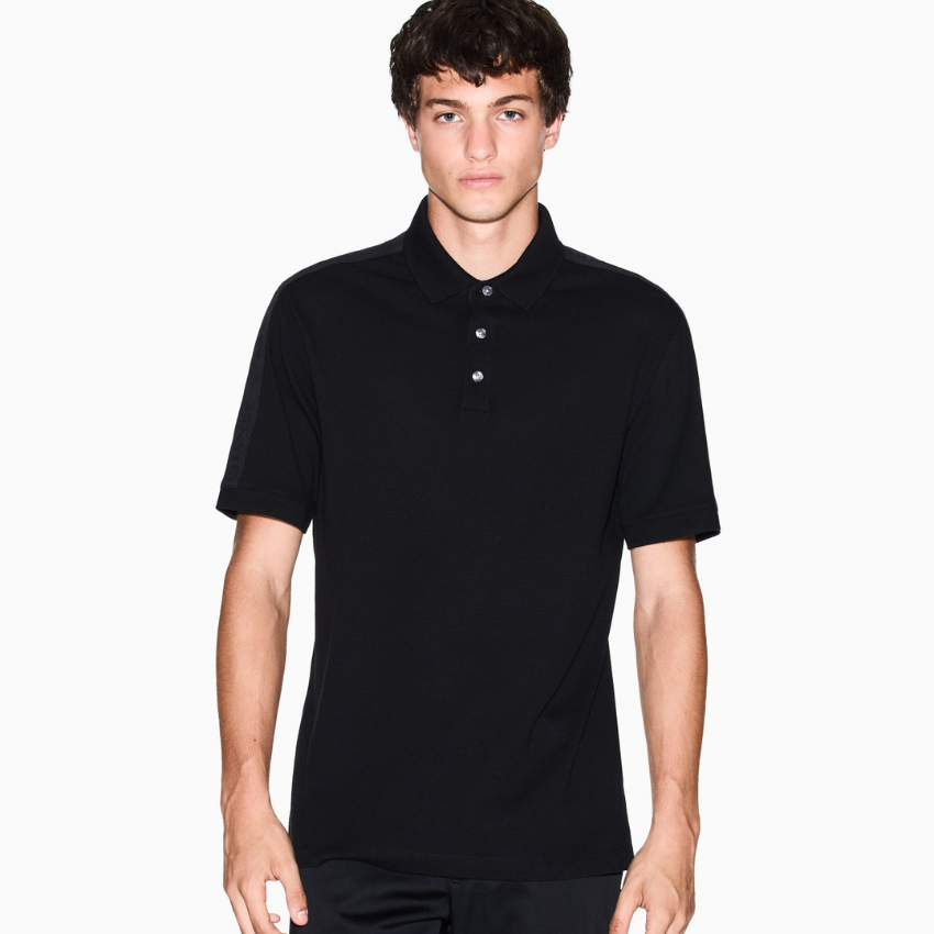 Armani Exchange Polo Shirt - BLACK ARMANI EXCHANGE