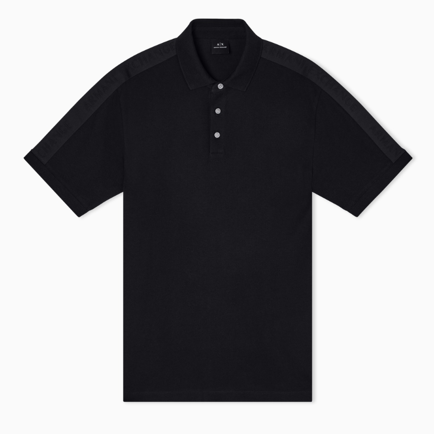 Armani Exchange Polo Shirt - BLACK ARMANI EXCHANGE