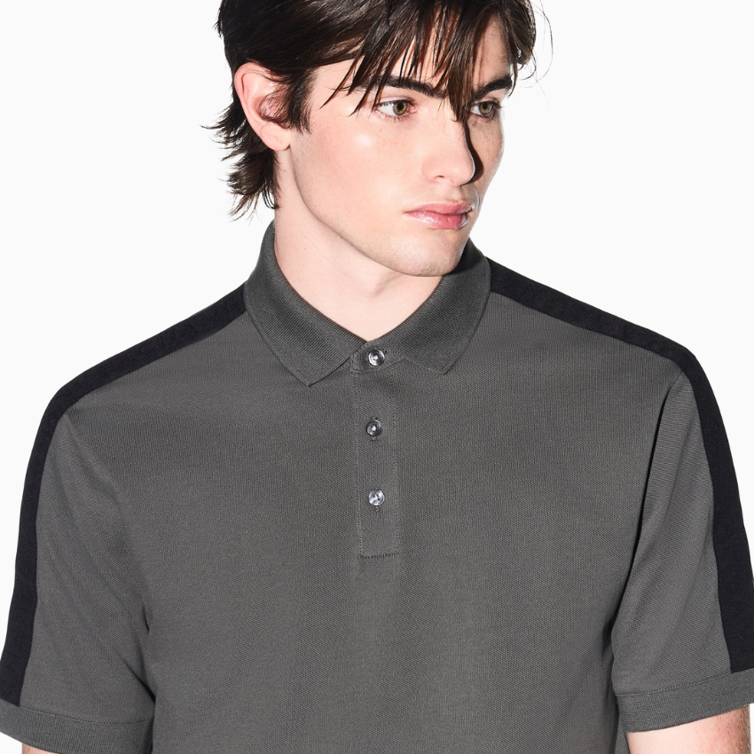 Armani Exchange Polo Shirt - POND ARMANI EXCHANGE
