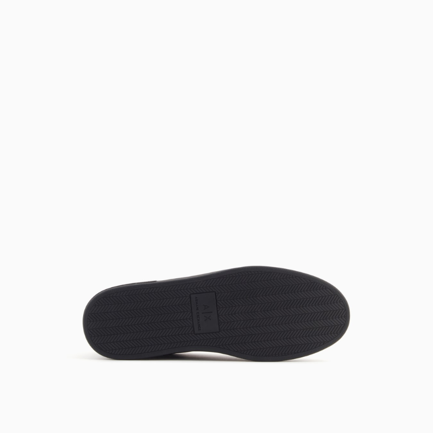 Armani Exchange Slip-On Sneakers | Smooth Faux Leather ARMANI EXCHANGE