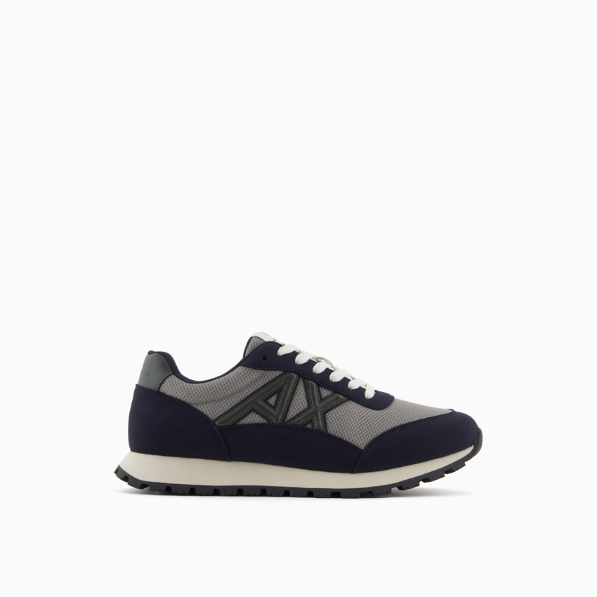 Armani Exchange Mesh & Microsuede Sneakers ARMANI EXCHANGE