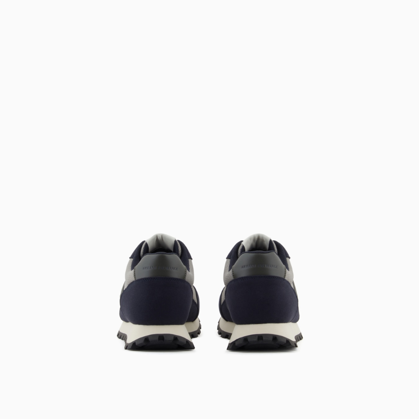 Armani Exchange Mesh & Microsuede Sneakers ARMANI EXCHANGE