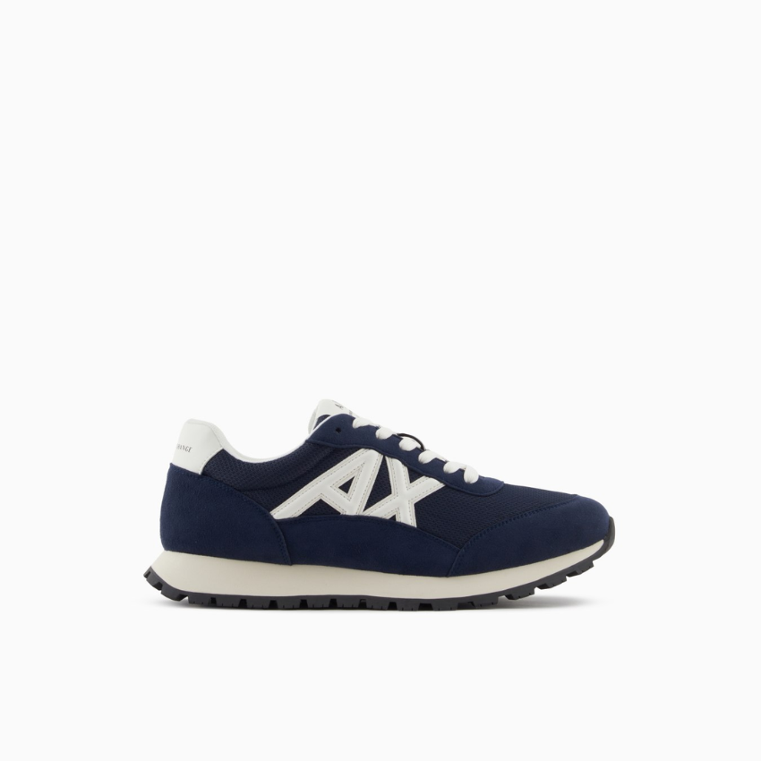 Armani Exchange Mesh Sneakers with Rubber Lug Sole ARMANI EXCHANGE