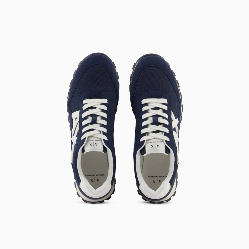 Armani Exchange Mesh Sneakers with Rubber Lug Sole ARMANI EXCHANGE