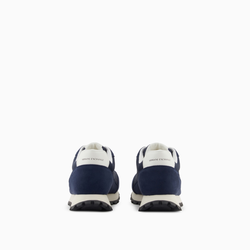 Armani Exchange Mesh Sneakers with Rubber Lug Sole ARMANI EXCHANGE