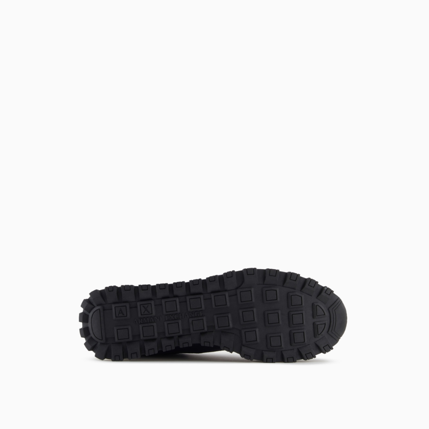 Armani Exchange Mesh & Microsuede Sneakers ARMANI EXCHANGE