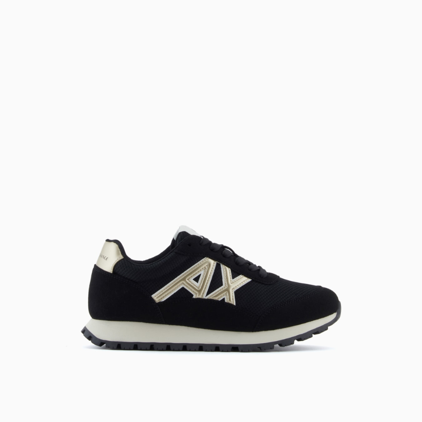 Armani Exchange Mesh & Microsuede Sneakers ARMANI EXCHANGE