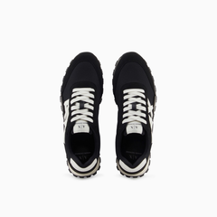Armani Exchange Mesh & Microsuede Sneakers ARMANI EXCHANGE