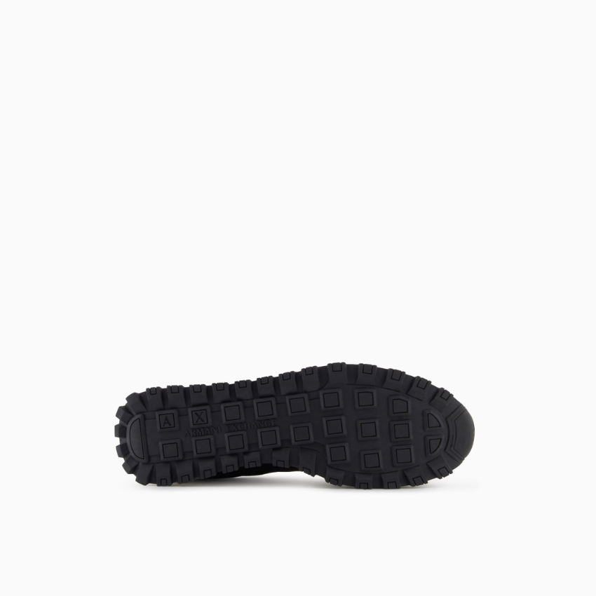 Armani Exchange Mesh & Microsuede Sneakers ARMANI EXCHANGE
