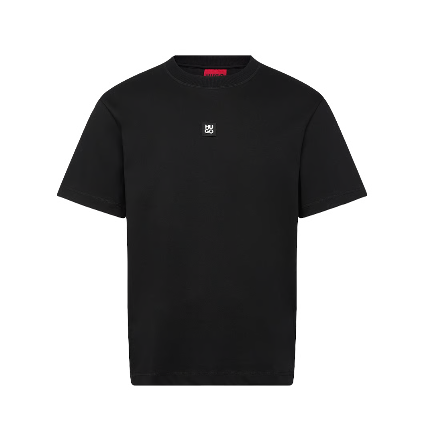 HUGO DILANSO Basic T-Shirt | Black Hugo Boss