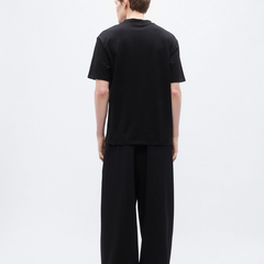 HUGO DALENT Print T-Shirt | Black Hugo Boss