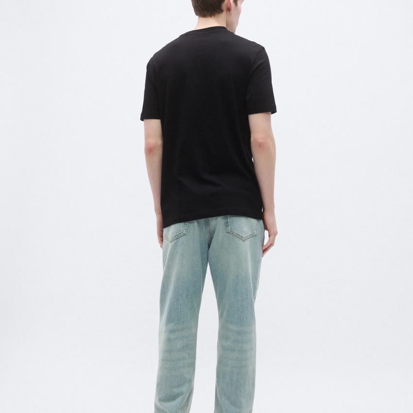 HUGO DANOTIE Basic T-Shirt - Black Hugo Boss