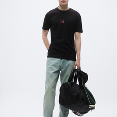 HUGO DANOTIE Basic T-Shirt - Black Hugo Boss