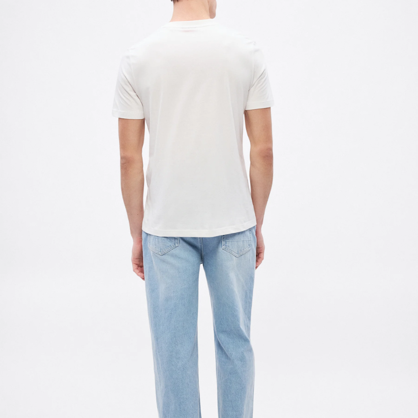 HUGO DANOTIE Basic T-Shirt - White Hugo Boss