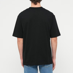 HUGO Dodger Motif Print T-Shirt - Black Hugo Boss