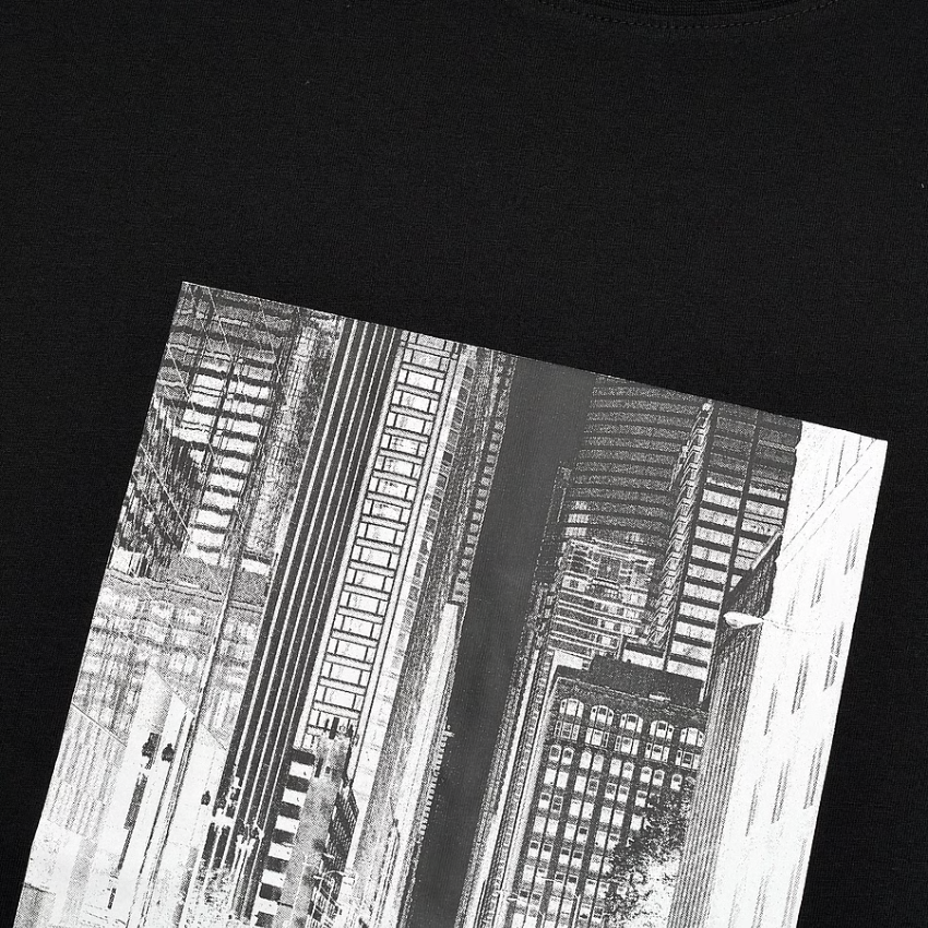 HUGO DEYSS Print T-Shirt - Black Hugo Boss
