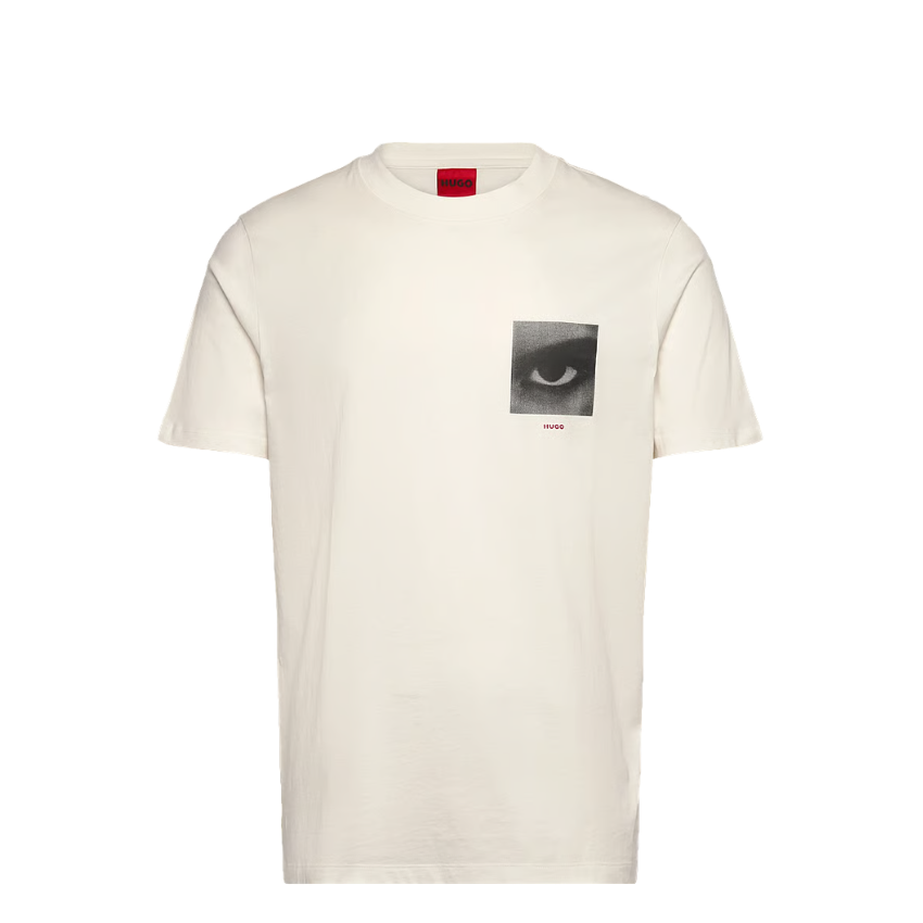 HUGO DEYSS EYE Print T-Shirt - White Hugo Boss