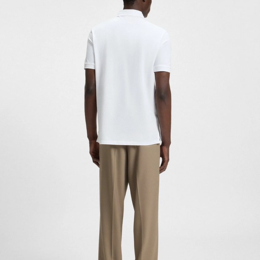 HUGO Dereso222 Polo Shirt – White Hugo Boss
