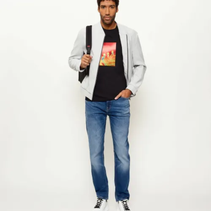 HUGO Doreston Shirt - Black Hugo Boss