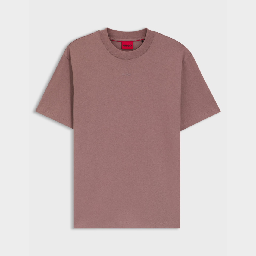 HUGO Men's Dapolino Relaxed-Fit T-Shirt - PINK Hugo Boss