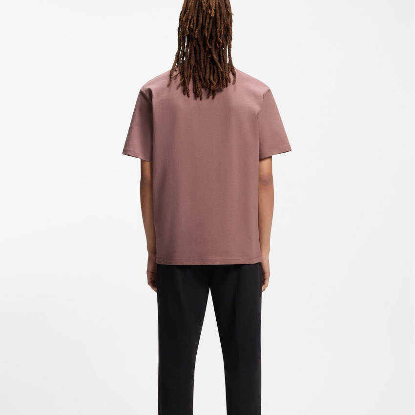HUGO Men's Dapolino Relaxed-Fit T-Shirt - PINK Hugo Boss