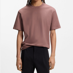 HUGO Men's Dapolino Relaxed-Fit T-Shirt - PINK Hugo Boss