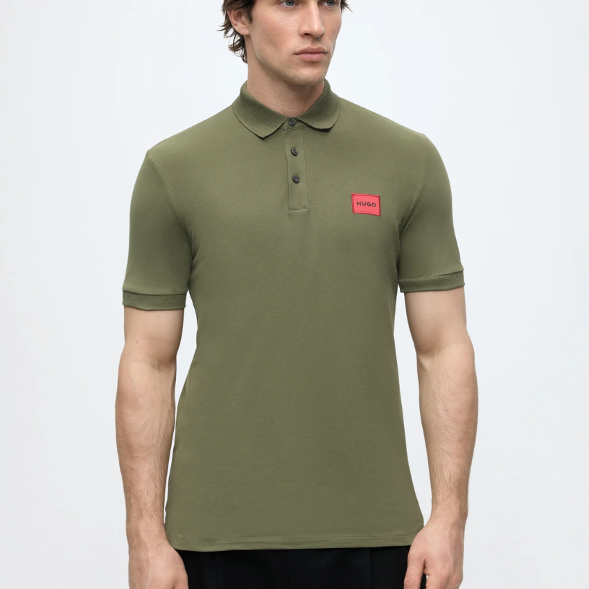HUGO Dereso222 Polo Shirt – OLIVE GREEN Hugo Boss