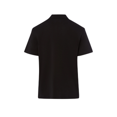 HUGO Deabono D Interlock Cotton Polo - Black Hugo Boss