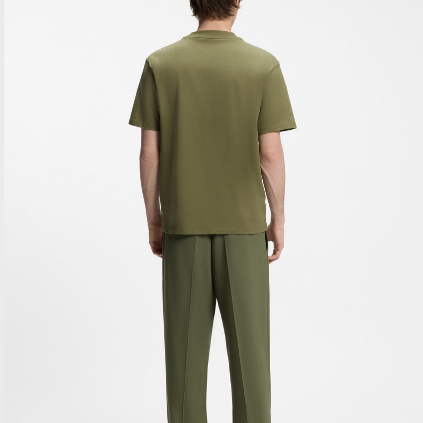 HUGO Men's Dapolino Relaxed-Fit T-Shirt - OLIVE GREEN Hugo Boss