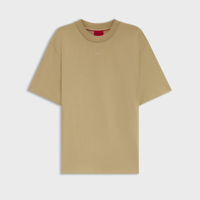 HUGO Men's Dapolino Relaxed-Fit T-Shirt - KHAKI Hugo Boss