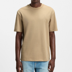 HUGO Men's Dapolino Relaxed-Fit T-Shirt - KHAKI Hugo Boss
