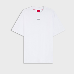 HUGO Men's Dapolino Relaxed-Fit T-Shirt - WHITE Hugo Boss