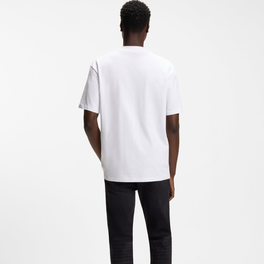 HUGO Men's Dapolino Relaxed-Fit T-Shirt - WHITE Hugo Boss