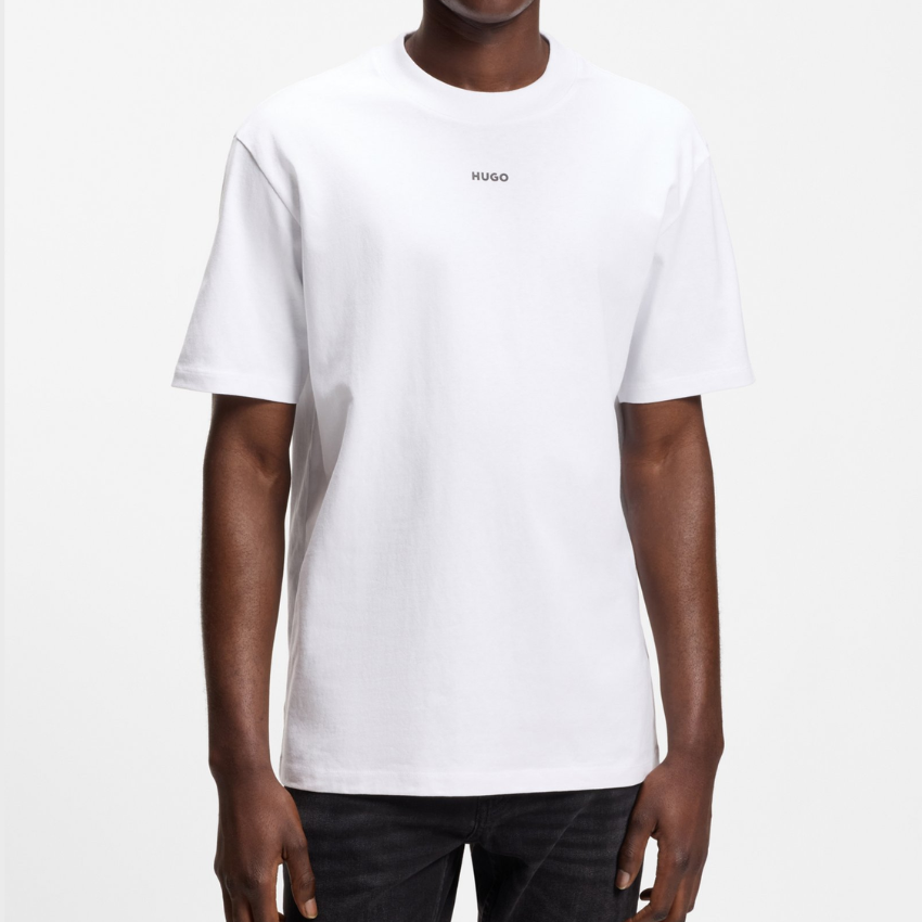 HUGO Men's Dapolino Relaxed-Fit T-Shirt - WHITE Hugo Boss