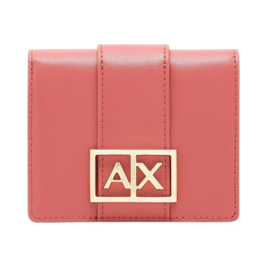 Armani Exchange Men's Hot Sauce Compact Wallet with Metal Logo ARMANI EXCHANGE