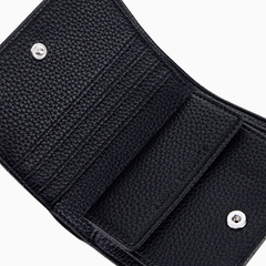 Armani Exchange Men's Textured Snap Wallet – Black ARMANI EXCHANGE