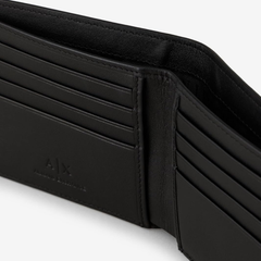 Armani Exchange Men's Black Bi-Fold Wallet ARMANI EXCHANGE