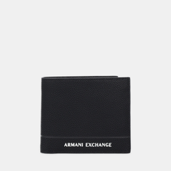 Armani Exchange Men's Black Leather Wallet ARMANI EXCHANGE