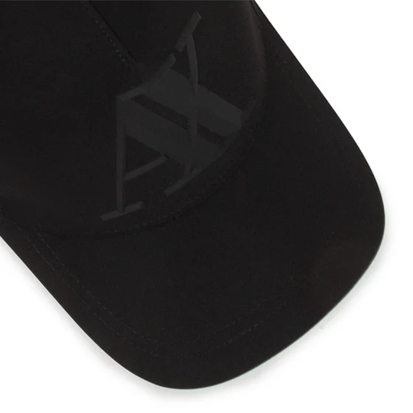 Armani Exchange Men's Black Stretch Baseball Cap ARMANI EXCHANGE