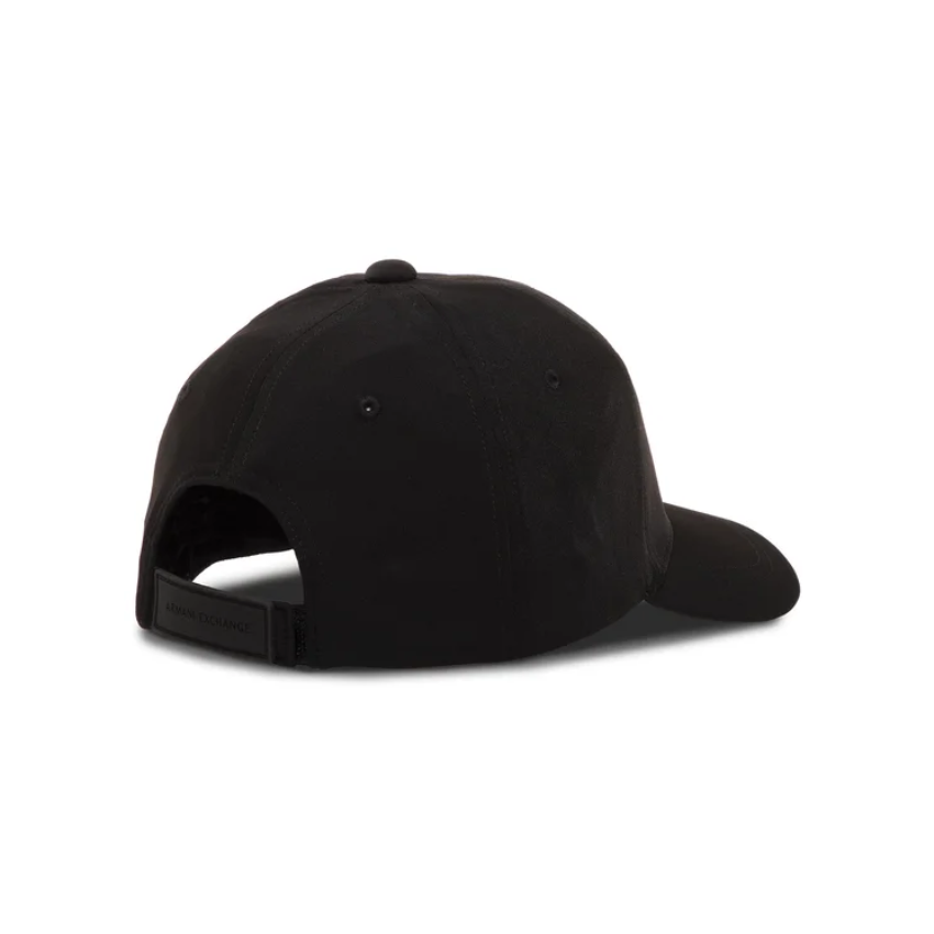 Armani Exchange Men's Black Stretch Baseball Cap ARMANI EXCHANGE
