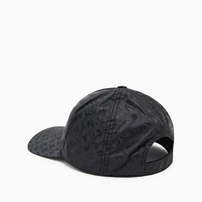 Armani Exchange Men's All-Over Logo Technical Baseball Cap ARMANI EXCHANGE