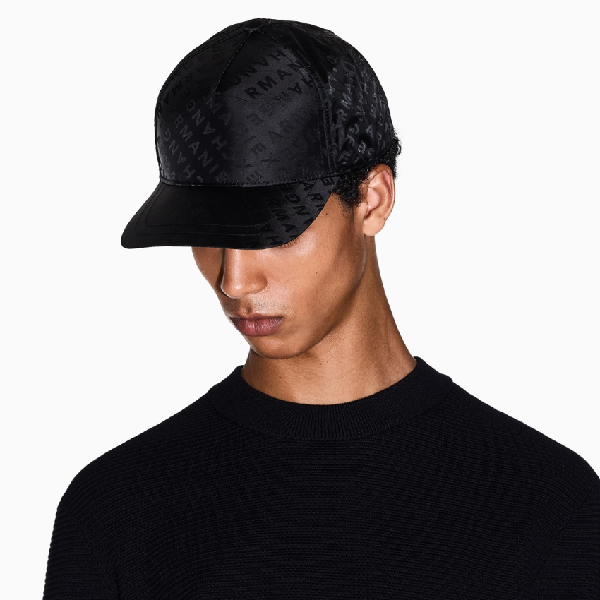 Armani Exchange Men's Baseball Cap with Embroidered Logo ARMANI EXCHANGE