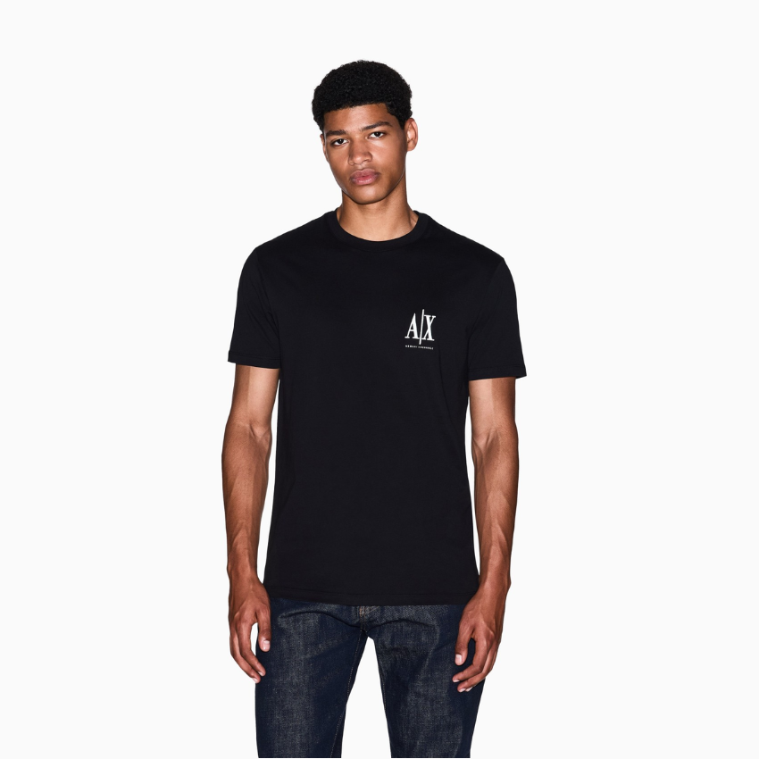 Armani Exchange Men's Regular Fit Cotton Jersey T-Shirt with Logo ARMANI EXCHANGE