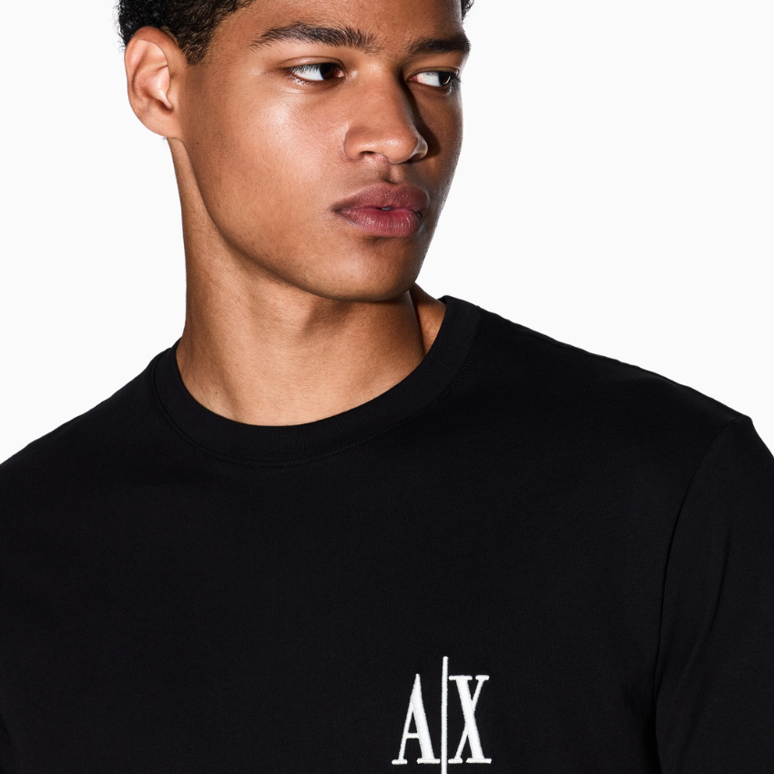 Armani Exchange Men's Regular Fit Cotton Jersey T-Shirt with Logo ARMANI EXCHANGE