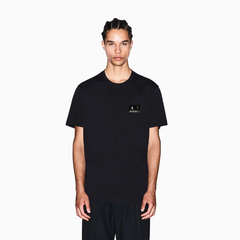 Armani Exchange Men's Regular Fit Cotton T-Shirt – Black Shade Gold ARMANI EXCHANGE