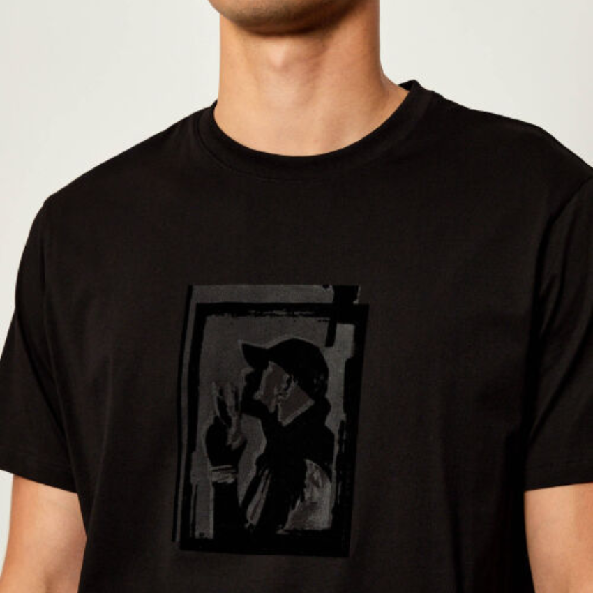 Armani Exchange Logo T-Shirt – Black ARMANI EXCHANGE