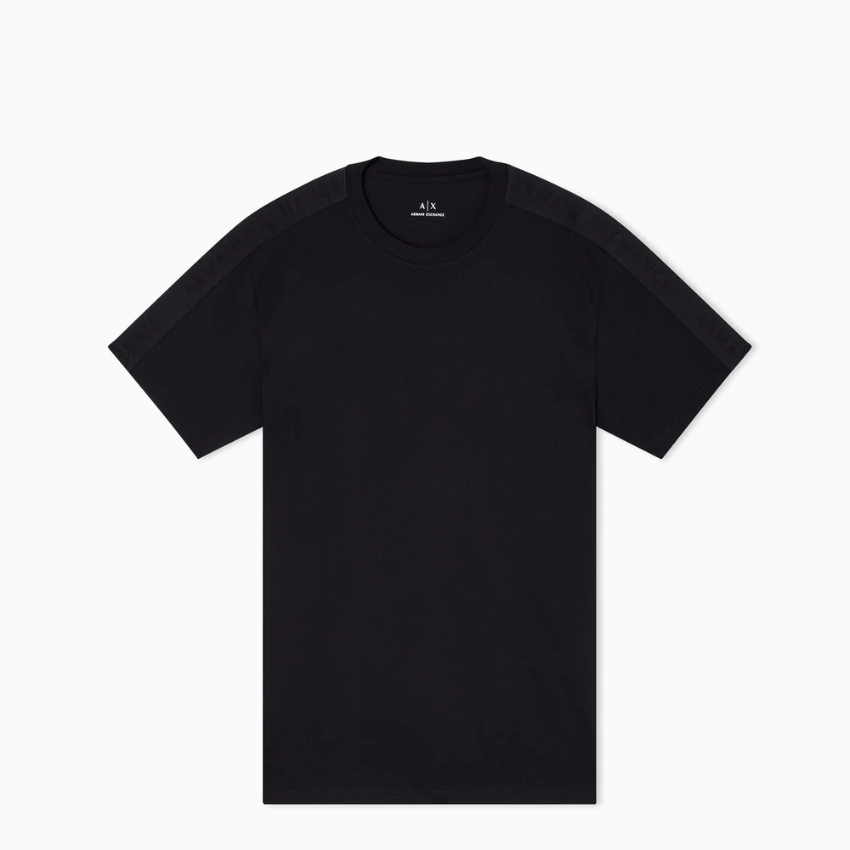 Armani Exchange Essential Logo T-Shirt – Black ARMANI EXCHANGE