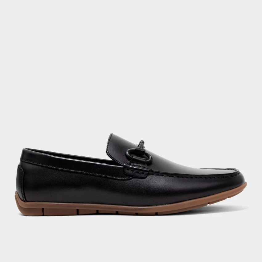 Kenneth Cole Barret Bit Leather Driver Loafers – Black Kenneth Cole