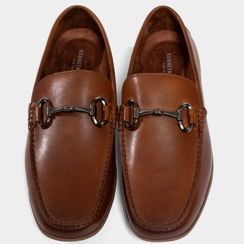 Kenneth Cole Barret Bit Leather Driver Loafers – Tan Kenneth Cole