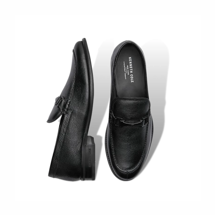 Kenneth Cole Men Shoes-LOAFER Elon Bit BLACK Kenneth Cole